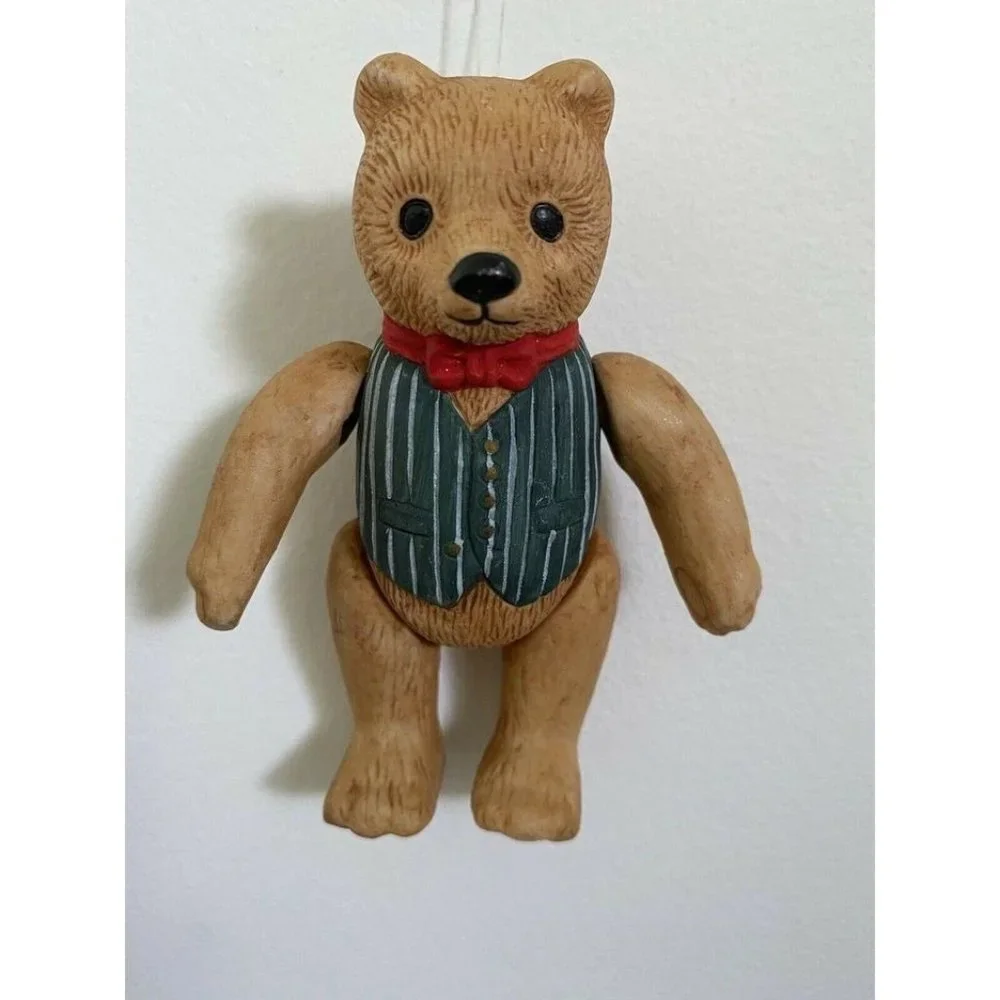 Department 56 Jointed Porcelain Bear 1983 Vintage